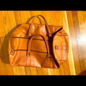 Clava American leather travel bag